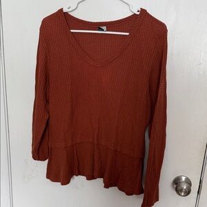 Paper Crane Brick Long Sleeve Top